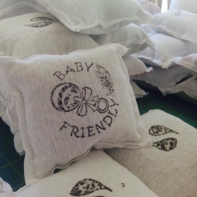 Baby friendly laundry pillows