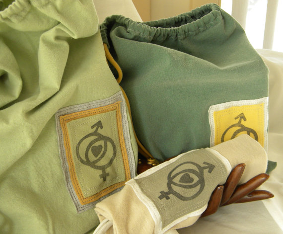 Drawstring Bags Male Female symbol