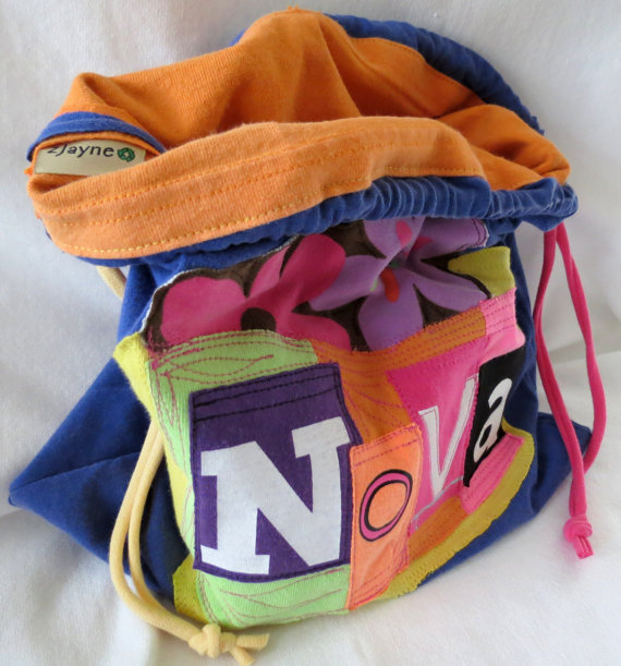 Drawstring bags with custom name